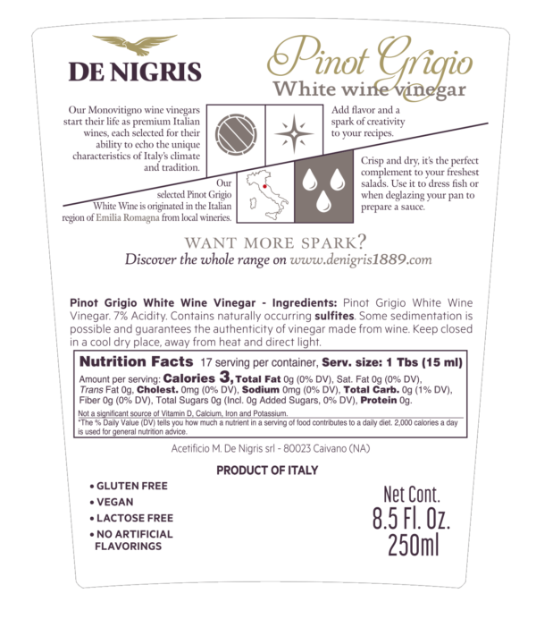 Pinot Grigio Wine Vinegar