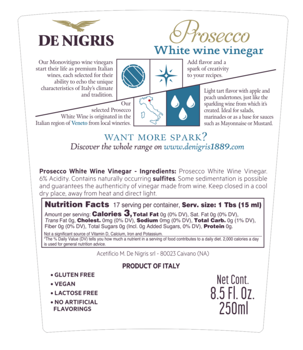 Prosecco Wine Vinegar