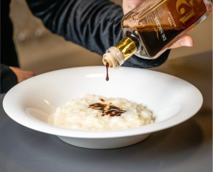 Parmesan Risotto with Balsamic Vinegar