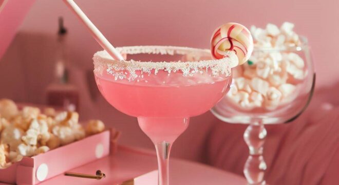 Apple Cider Vinegar Pink Mocktail​