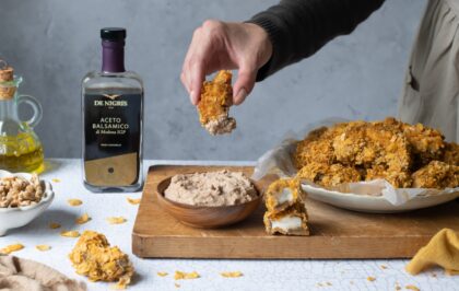 Mushroom Nuggets with Balsamic and Walnut Dipping_denigris_recipes