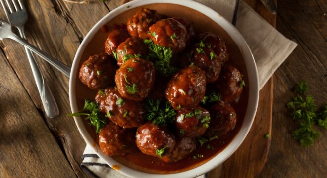 bbq balsamic meatballs_denigris_recipes